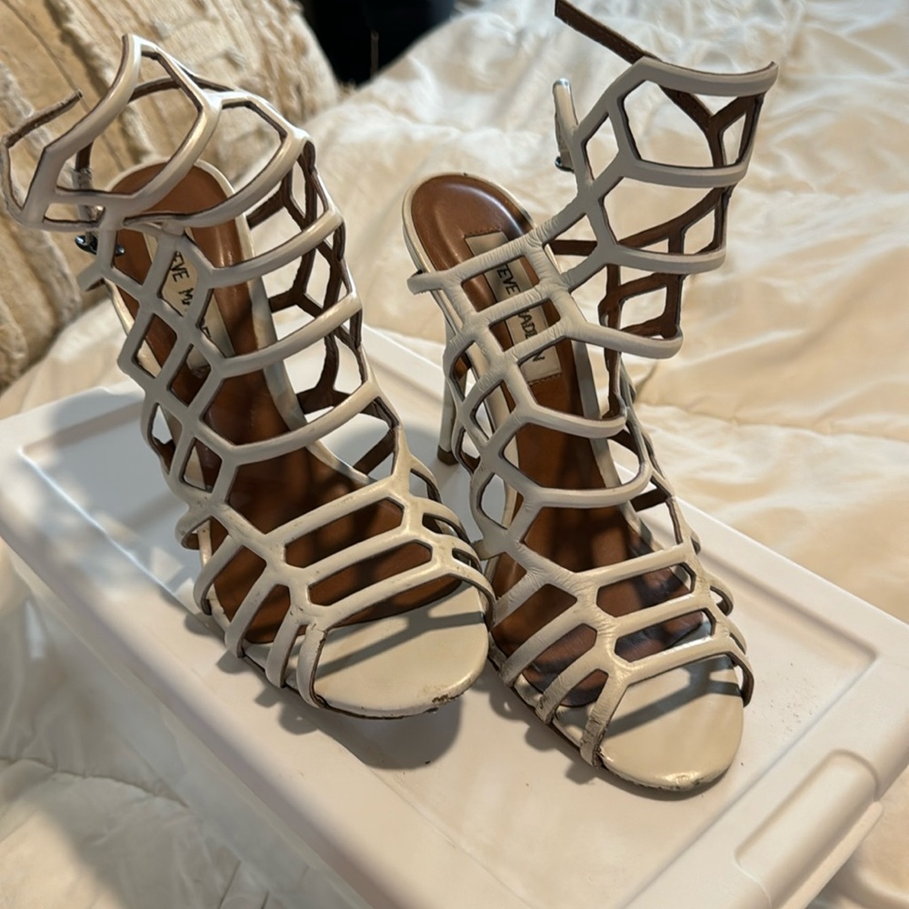 Strappy heels